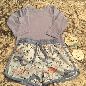 Brand new with tags. Caden Lane toddler boys swim set.